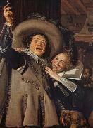 Frans Hals Young Man and Woman in an Inn oil on canvas